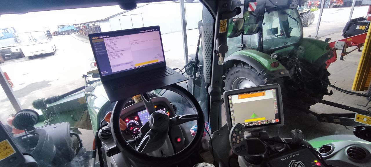 Процесс отключения мочевины на тракторе Дойтц Агротрон с помощью KessV3